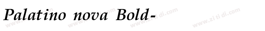 Palatino nova Bold字体转换 Palatino nova Bold字体转换